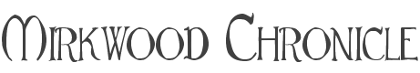 Mirkwood Chronicle Font preview
