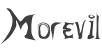 Morevil Font preview