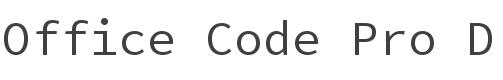 Office Code Pro D style