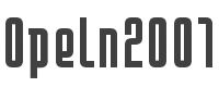 Opeln2001 Font preview