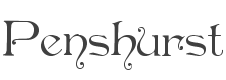 Penshurst Font preview