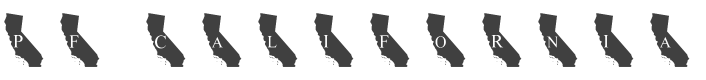 PF California Font preview