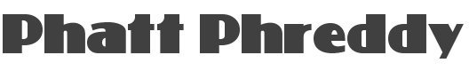 Phatt Phreddy Font preview