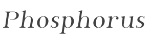 Phosphorus Font preview