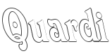 Quardi Font preview