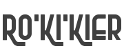 Ro'Ki'Kier Font preview