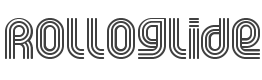 Rolloglide Font preview