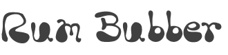 Rum Bubber Font preview