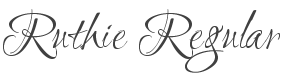 Ruthie Font preview