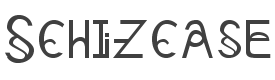 Schizcase Font preview