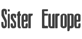 Sister Europe Font preview