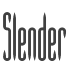 Slender BRK Font preview