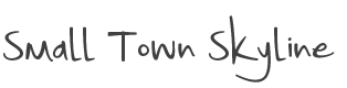 Small Town Skyline Font preview