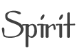Spirit Font preview
