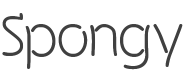 Spongy Font preview