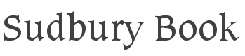 Sudbury Book Font preview