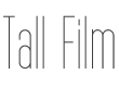 Tall Film Font preview