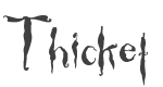 Thicket Font preview