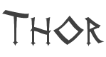 Thor Font preview