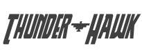 Thunder-Hawk Drop Condensed Italic style