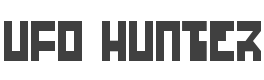 UFO Hunter Font preview