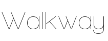 Walkway Font preview