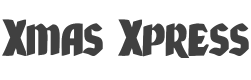 Xmas Xpress Font preview