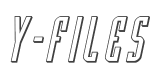 Y-Files 3D Italic style