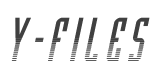 Y-Files Halftone Italic style