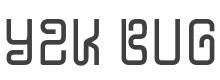Y2K Bug Font preview