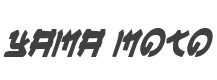 Yama Moto Condensed Italic style
