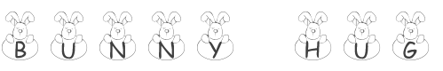 101! Bunny Hug Font preview