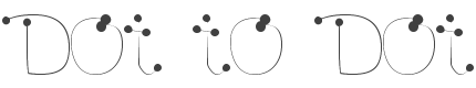 101! Dot 2 Dot Font preview