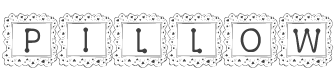 101! Pillow Font preview