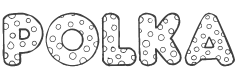 101! Polka Font preview