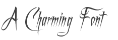 A Charming Font Italic style