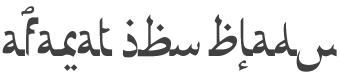 Afarat ibn Blady Font preview