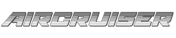 Aircruiser Gradient 3D Italic style