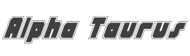Alpha Taurus Pro Italic style