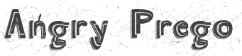 Angry Prego Font preview