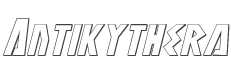 Antikythera 3D Italic style