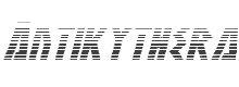 Antikythera Gradient Italic style