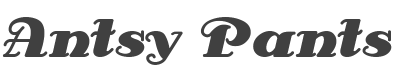 Antsy Pants Font preview