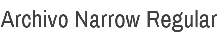 Archivo Narrow