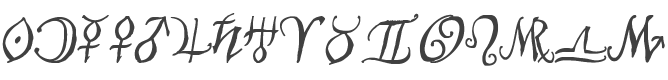 Astro Script Bold style