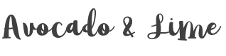 Avocado & Lime Font preview