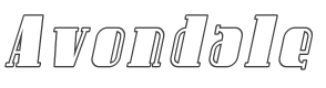 Avondale Outline Italic style