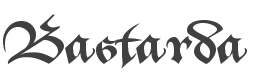 Bastarda K Font preview