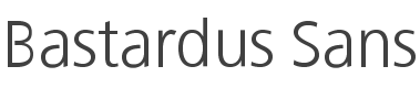 Bastardus Sans Font preview