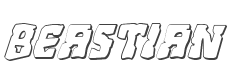 Beastian 3D Italic style